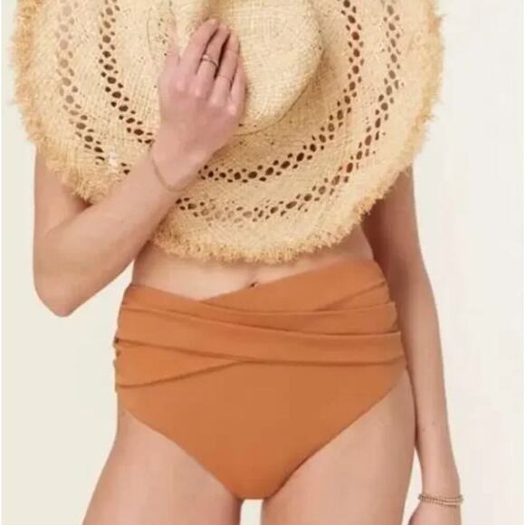 Andie Swim The Barbados Swimsuit Bikini Size XS Chestnut NEW with Tags! - Picture 4 of 11